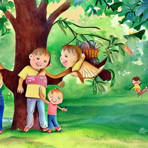 "El árbol parlante". Los niños se encuentran con un árbol que puede hablar y les cuenta historias sobre el jardín encantado.
, Cartoon