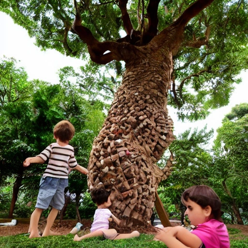 "El árbol parlante". Los niños se encuentran con un árbol que puede hablar y les cuenta historias sobre el jardín encantado.
, Cartoon