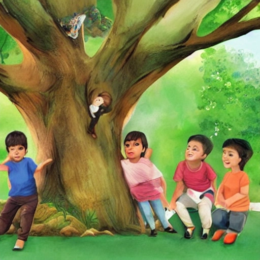 "El árbol parlante". Los niños se encuentran con un árbol que puede hablar y les cuenta historias sobre el jardín encantado.
, Cartoon