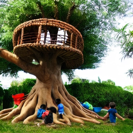 "El árbol parlante". Los niños se encuentran con un árbol que puede hablar y les cuenta historias sobre el jardín encantado.
, Cartoon