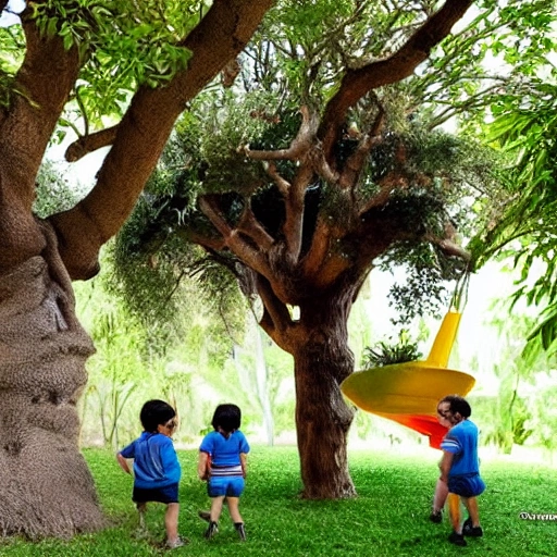 "El árbol parlante". Los niños se encuentran con un árbol que puede hablar y les cuenta historias sobre el jardín encantado.
, Cartoon