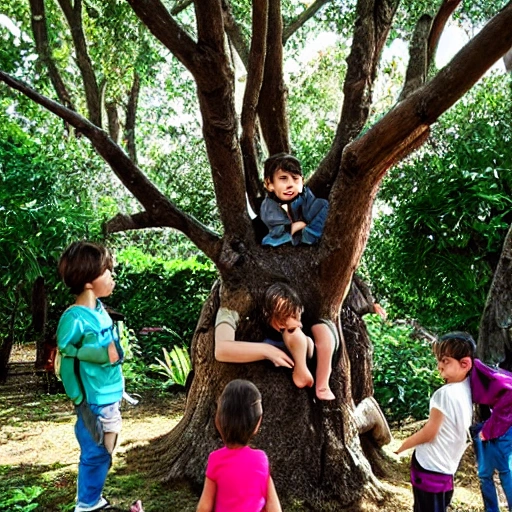 "El árbol parlante". Los niños se encuentran con un árbol que puede hablar y les cuenta historias sobre el jardín encantado.
, Cartoon