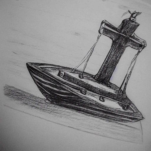 dibujo ancla de navio de guerra de brasil
, Pencil Sketch, Pencil Sketch