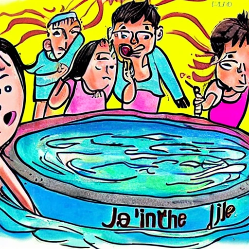 "La fuente de la juventud". Los niños descubren una fuente con agua que tiene el poder de rejuvenecer.
, Cartoon