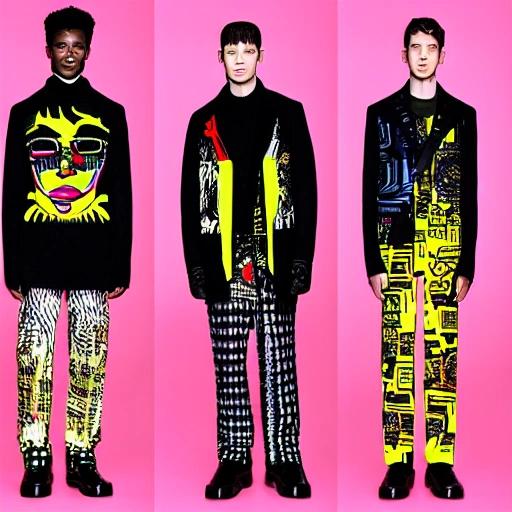 Winter collection of versace 2025 inspired by artist basquiat - Arthub.ai