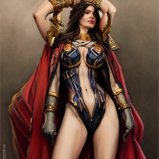 LOL,Pantheon,portrait full body female Russian concubine with slim curvy body painting by gaston bussiere, greg rutkowski, yoji shinkawa, yoshitaka amano, tsutomu nihei, donato giancola, tim hildebrandt, oil on canvas, trending on artstation, featured on pixiv, cinematic composition, extreme detail, metahuman creator ,(best quality:1.4), ((masterpiece)),((realistic)), (detailed), Negative prompt: paintings, sketches, (worst quality:2.0),(normal quality:2.0), (low quality:2.0), lowres, ((monochrome)), ((grayscale))(monochrome:1.1), (shota:1.5), ((disfigured)), ((bad art)),((NSFW)), bad-hands-5, Steps: 20, Sampler: DDIM, CFG scale: 7, Seed: 4141018083, Size: 512x768, Model hash: 32c4949218, Model: V08_V08, Denoising strength: 0.5, ENSD: 31337, Hires upscale: 2, Hires steps: 20, Hires upscaler: 4x-UltraSharp