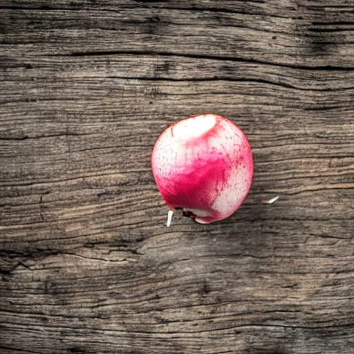 A lychee wood with a white background behind it