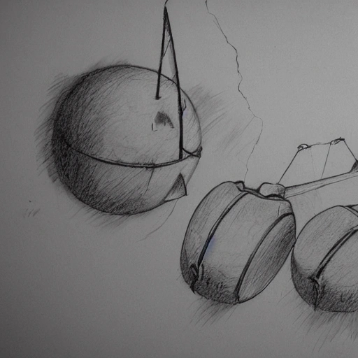 electrovalvulas y bombas, Pencil Sketch