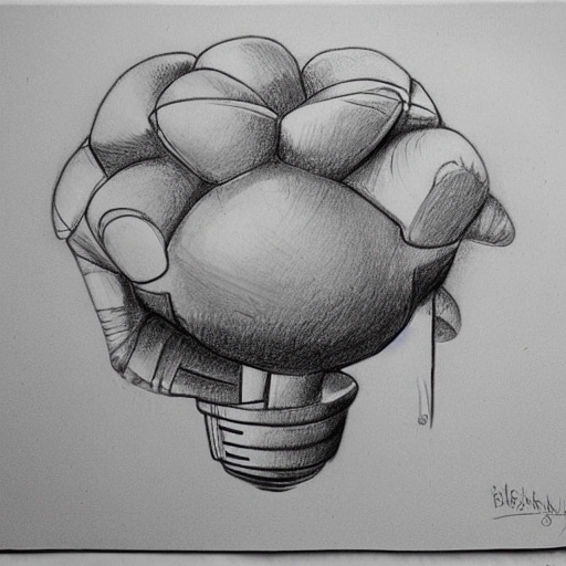 electrovalvulas y bombas, Pencil Sketch