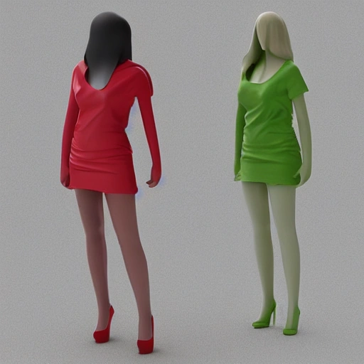 , 3D，women