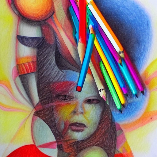 Pencil Sketch 3d Cartoon Trippy Oil Painting Water Color Arthub Ai
