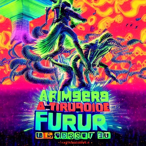 Futuro, aliens, destrucción, Armageddon , Trippy, 3D