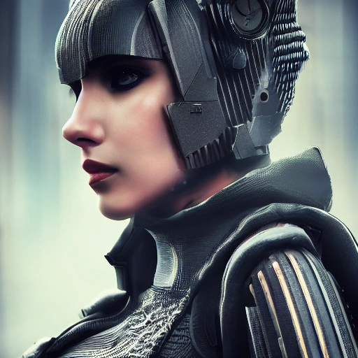 Blade Runner tribute /// (Character) wearing detailed combat body suit with scarf, complate body, woman, detailed skin, face sharp focus, detailed eyes and pupils, detailed hair, intricate details and sharp, masterpiece, global illumination, real shadow, bokeh, best quality, Replican style, photorealistic, realistic, 8k, 3d, RAW