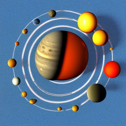 solar system, 3D