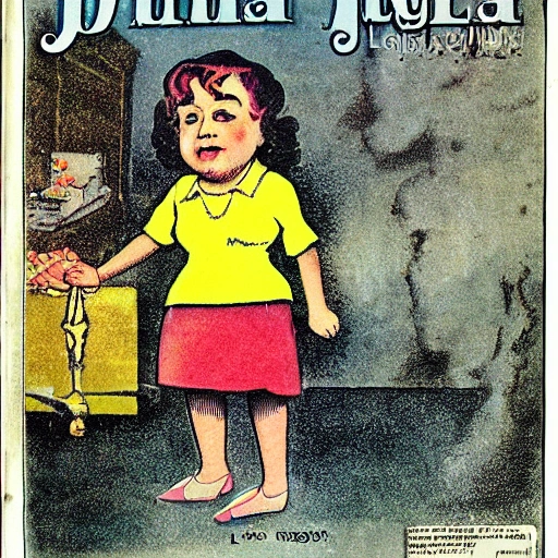 La portada de una revista de juguetes antiguos de lata., Cartoon