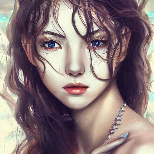 Sea spirit, Fantastic female portrait with underwater backgrounds, Indian girl, white alluring dress, big heavy chest, mermaid, cinematic style, sensual, atmospheric and dark atmosphere, calm, lights and streetlights from shops on the street, Realistic, book cover, perfect body, (((16k UHD))), (((Full body))), 1920x1080, 80mm Sigma f, 1, 4, Art by wlop, Beautiful detailed eyes, Beautiful detailed face, Beautiful eyes, Beautiful girl