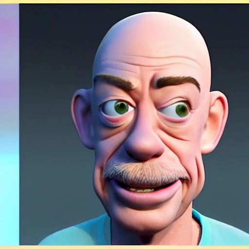 screenshot of jk simmons in a pixar movie. 3 d rendering. unreal engine. amazing likeness. very detailed. cartoon caricature.