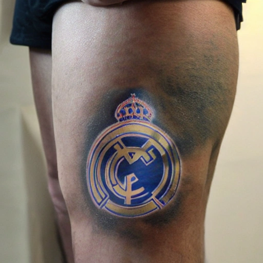 tatuaje real madrid
