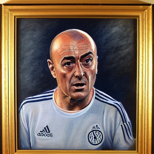 Alfredo di Stefano
, Oil Painting, Pencil Sketch, 3D