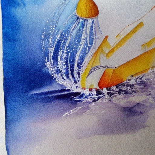 , 3D, Water Color