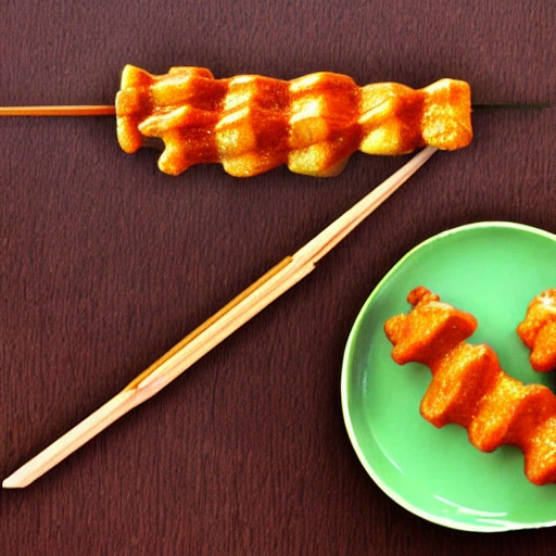 3d pork chop curry sticks