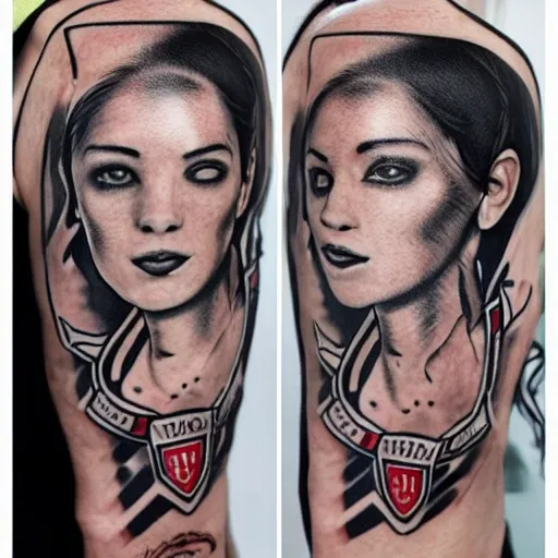 futbol tatuajes mujer barrio 