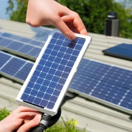 Charge your phone with solar energy
