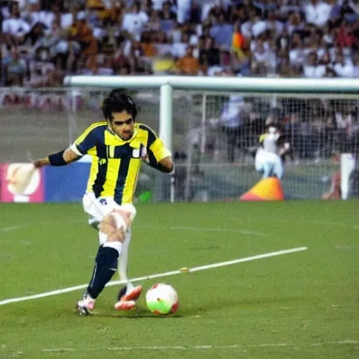 chavelomessi metiendo un gol en un estadio del universo 420
