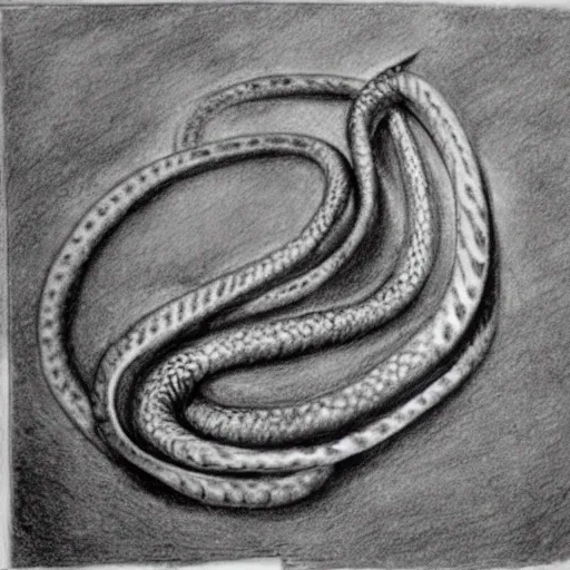 baculo serpiente, medico antiguo, 3D, Pencil Sketch