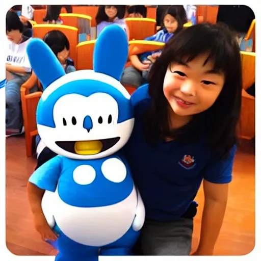 A doraemon who is strong in coding and oral speaking. 