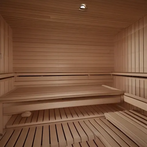 Sauna frontview