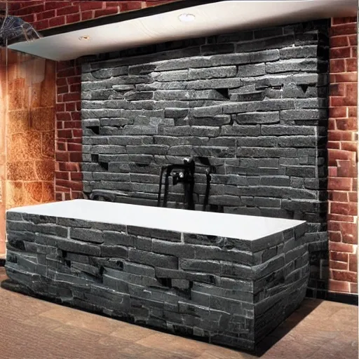 steamer publicbath hot fancy decoration brick stone 
charcoal