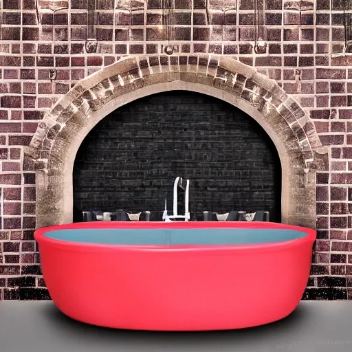 steame publicbath hot fancy decoration brick
charcoal baroque arched rich neon