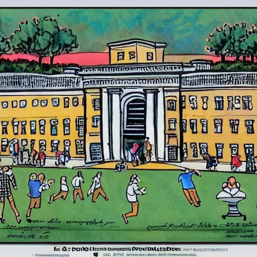 La Escuela de Palo Alto California, Cartoon