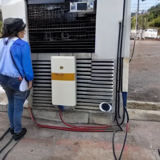 Quiero una foto de una transformador electrico usado en capos petroleros super real 