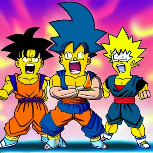 GOKU SIMPSONS, Cartoon