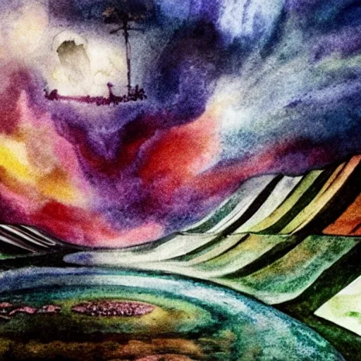 heaven and earth,  Gattaca, dark background, 3D, Water Color