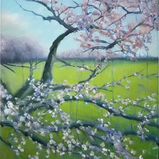 , Oil Painting，spring