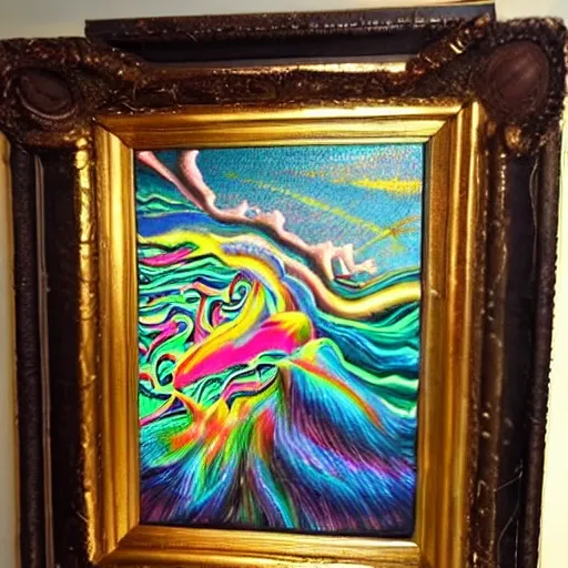 , Oil Painting, Trippy, 3D