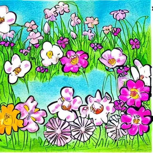 , Cartoon，spring