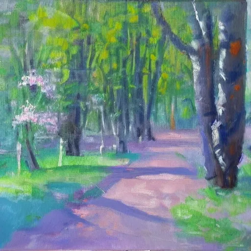 , Oil Painting，spring