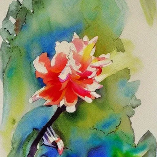, Water Color，spring