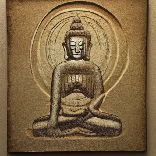 simple strokes, buddha