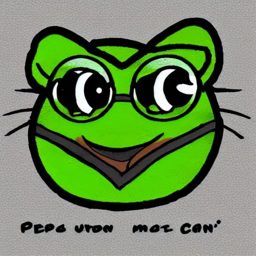 pepe memecoin, Cartoon