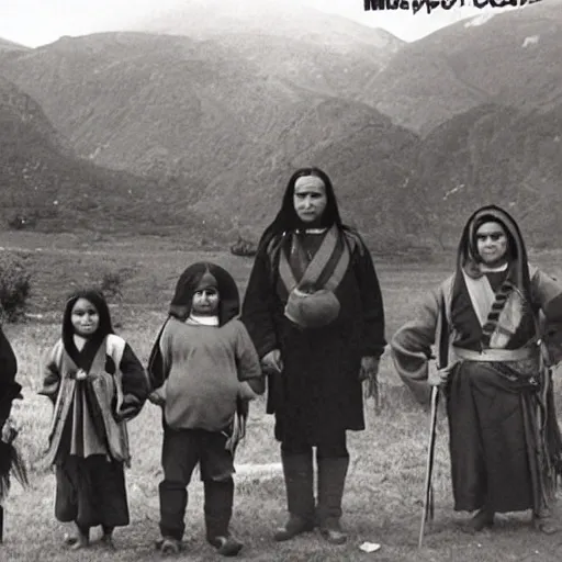  mapuche, familia