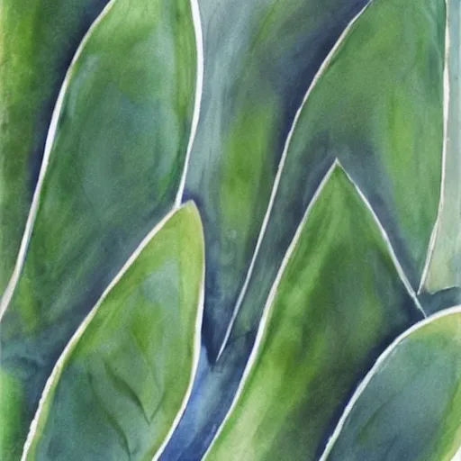 
sansevieria motif , Water Color