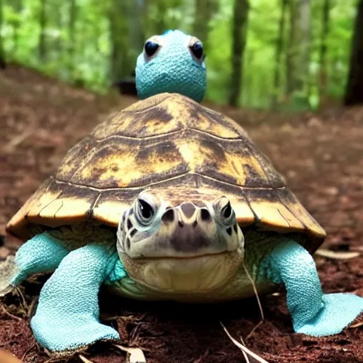  Timmy the cute turtle loved to explore the forest