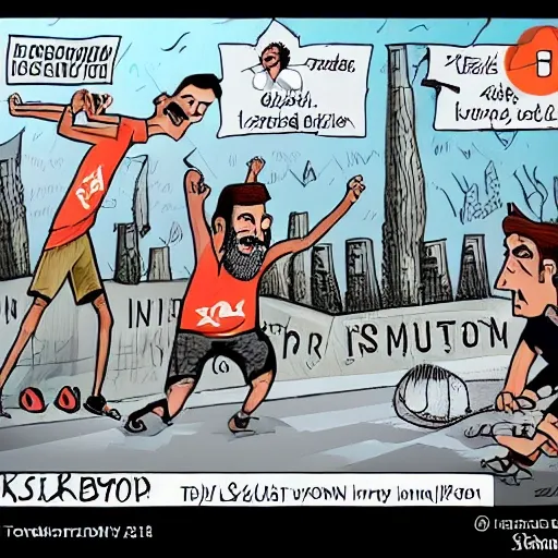 Beşiktaş kadrosu şampiyon oluyor, Cartoon