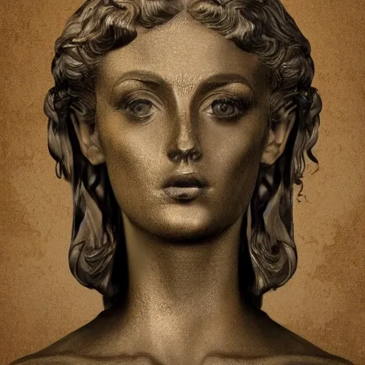 full length portrait of beautiful lady, gorgeous, high detail, concept art, broad frame, pop art, greek statue