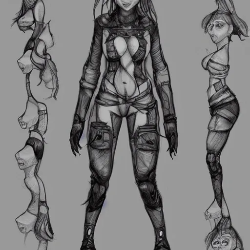 ArtStation - Female Character T Pose